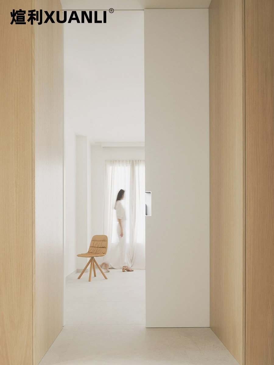 Xuanli Orig. Pocket Door Handle Embedded Sliding Door Handle Solid Wood Barn Door Sliding Door Handle Handlebar