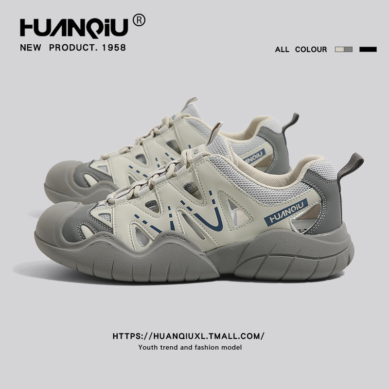 Global Popular Hiking Shoes for Men 2025 Summer New Breathable Shoes Men's Outdoor Hiking Non-Slip Sandals River Tracing Shoes