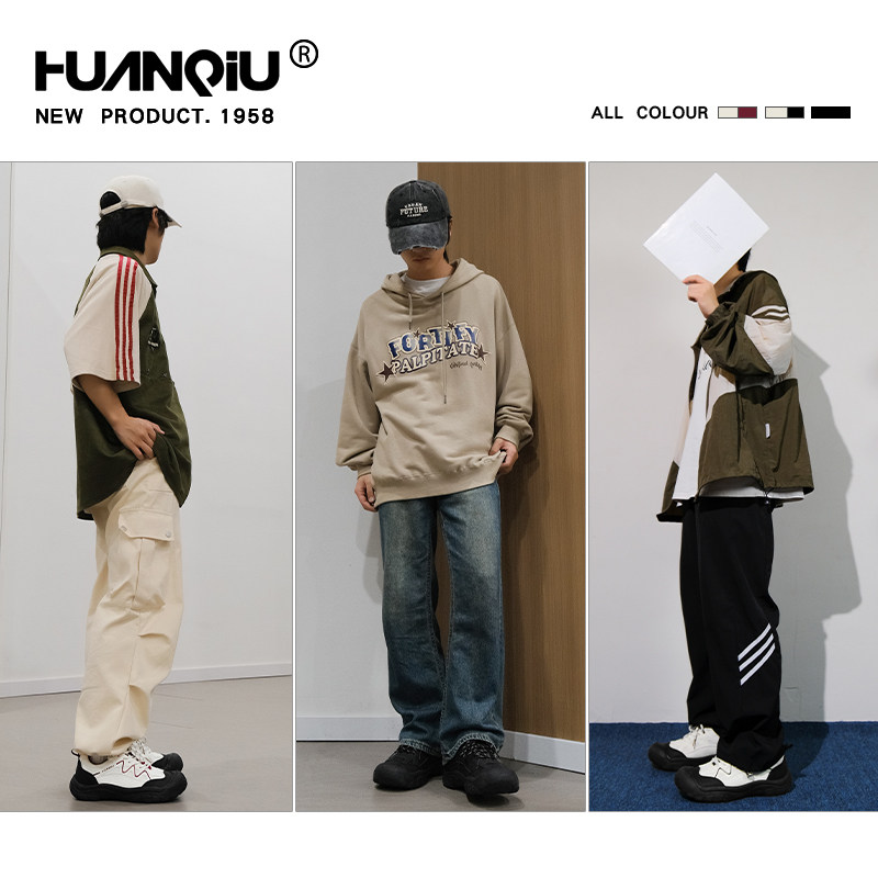 Global Outdoor Hiking Shoes for Men, New Summer Style, Cute and Unique Thick-Soled Shoes, Men's Casual Sports Dad Shoes