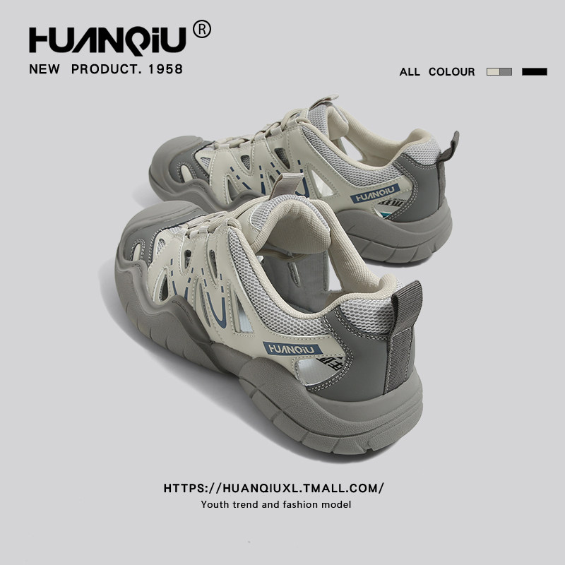 Global Popular Hiking Shoes for Men 2025 Summer New Breathable Shoes Men's Outdoor Hiking Non-Slip Sandals River Tracing Shoes