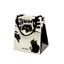 Original briquette cat lunch box bag lunch for office workers insulated for students oil-proof large-capacity lunch tote bag