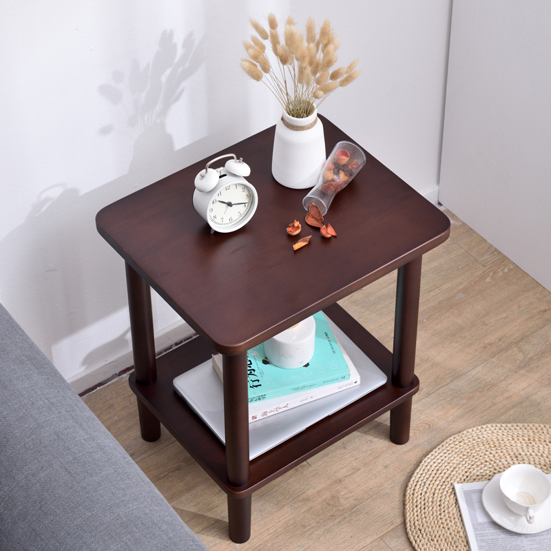 Small coffee table side a few living room sofa side table solid wood corner a few modern minimalist square a few side cabinets small square table racks