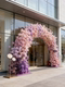 Simulated flowers wedding scene floral arrangement decoration landscape presentation atmosphere indoor landscaping large ornaments presentation