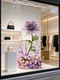 Artificial Flowers, Fake Flower Scene Arrangement, Purple, Popular for Photo Shoots, Attracting Traffic, Window Display Decorations, Fake Flower Row Decoration, Landscaping