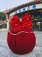 2026 New Model of Urban Landscape Decoration and Installation Art: Street Stone Blocks Transformed into Plush Lion Decorations
