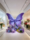 Giant Butterfly Decorations, Monet Garden Artificial Flowers, Fake Flowers for Landscaping, Popular Photo Spots, Floral Art Floor-Standing Ornaments, Landscape Decorations