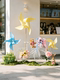 Artificial Floral Arrangements, Fake Flower Decorations, Scene Setup, Large Luxury High-End Floor-Standing Ornaments, Popular Photo Spots, and Landscaping