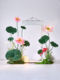 Shopping Mall Commercial Decoration, Artificial Lotus Photo Props, Indoor and Outdoor Event Atmosphere Setup, Fake Lotus Leaf Decoration and Landscaping