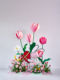 Artificial Tulips, Faux Flowers, Light Luxury High-End Landscaping, Popular Photo Spots, Atmospheric Photo Zones, Decorative Displays, and Beautiful Arrangements