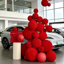 2026 New Year Indoor Floor-Standing Decorations, High-End Luxury Atmosphere, High-Class Ambiance, Decorative Ornaments