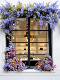 Purple Artificial Flower Wall for Trendy Shop Storefronts, Window Displays, Ambiance Flower Vine Decoration, Photo Setup, Hanging Ornaments, Faux Flowers