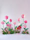 Artificial Tulips, Faux Flowers, Light Luxury High-End Landscaping, Popular Photo Spots, Atmospheric Photo Zones, Decorative Displays, and Beautiful Arrangements