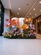 Artificial Flower Paper Art Fake Flower Floor-Standing Scene Arrangement with a High-End Atmosphere, Decorative Fake Floral Arrangement, Realistic Landscaping Ornament