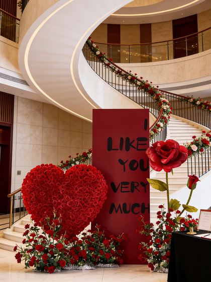 Artificial Rose Flower Decorations for Mother's Day, High-End Atmosphere Scene Setup, Indoor Decor, Fake Flower Arrangements