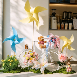Artificial Floral Arrangements, Fake Flower Decorations, Scene Setup, Large Luxury High-End Floor-Standing Ornaments, Popular Photo Spots, and Landscaping