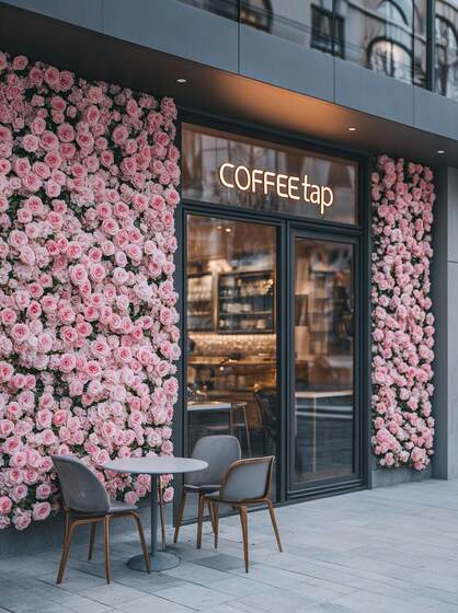 Artificial Flowers, High-End Decorative Flowers, Realistic Simulated Eternal Floral Arrangements, Roses, Handmade Flower Wall Landscaping