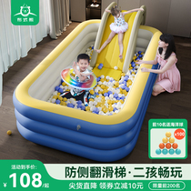 Inflatable Marine Polo Pool Children Indoor Home Non-toxic Bubble Pool Can Gnaw Baby Poppolo Pool Male Girl Toy