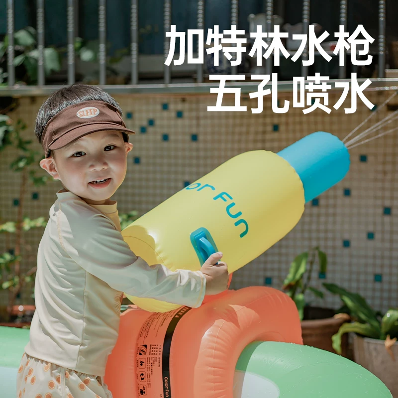 Inflatable swimming pool, aqua park, increased thickness