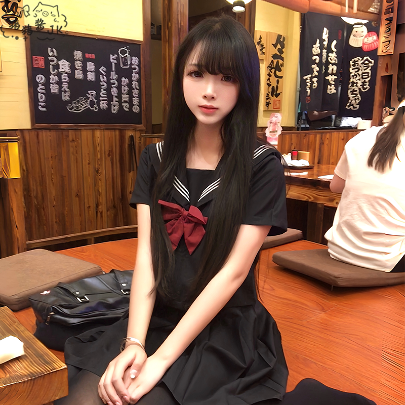 Piggy Sauce Jk Uniform Female Original Sailor Suit Set Short Skirt Sweet Daily School Style Japanese Student College Style