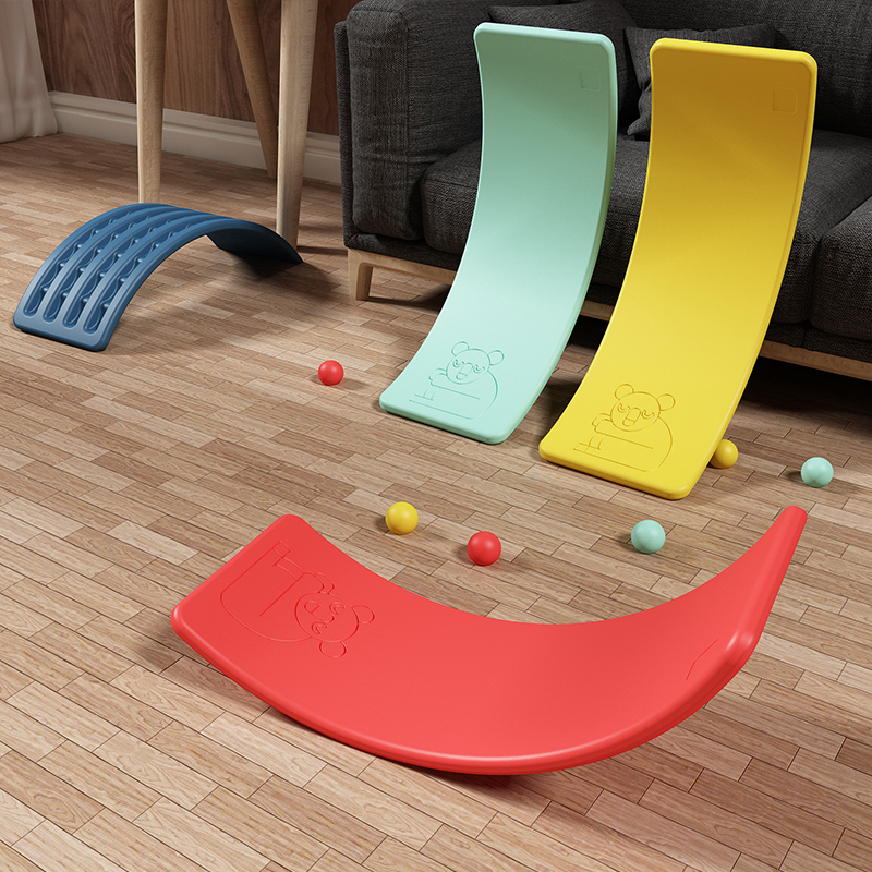 Children's indoor seesaw smart board sensory integration training curved board balance board curved seesaw board educational household toys
