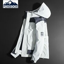FOXIEDOX stormtrooper outdoor mens and womens autumn and winter three-in-one tide brand plus velvet thickened removable mountaineering clothing
