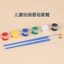 Kindergarten hook line pen row pen gouache nylon brush childrens painting brush graffiti color acrylic watercolor paint
