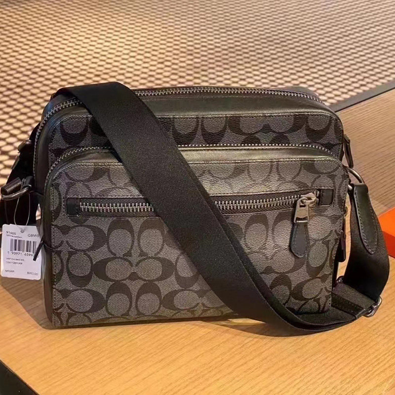 New men's bag west classic old flower messenger bag double zipper camera bag double shoulder messenger bag 91485