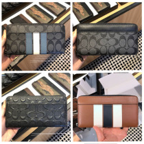 New mens long wallet F75013 fur male bag F58112 handbag 75365 gift box package 21369