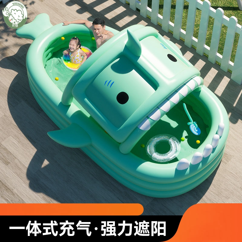 Inflatable swimming pool houseCastle Waterpark Children's Villa courtyard aquarium pool theatrical outdoor