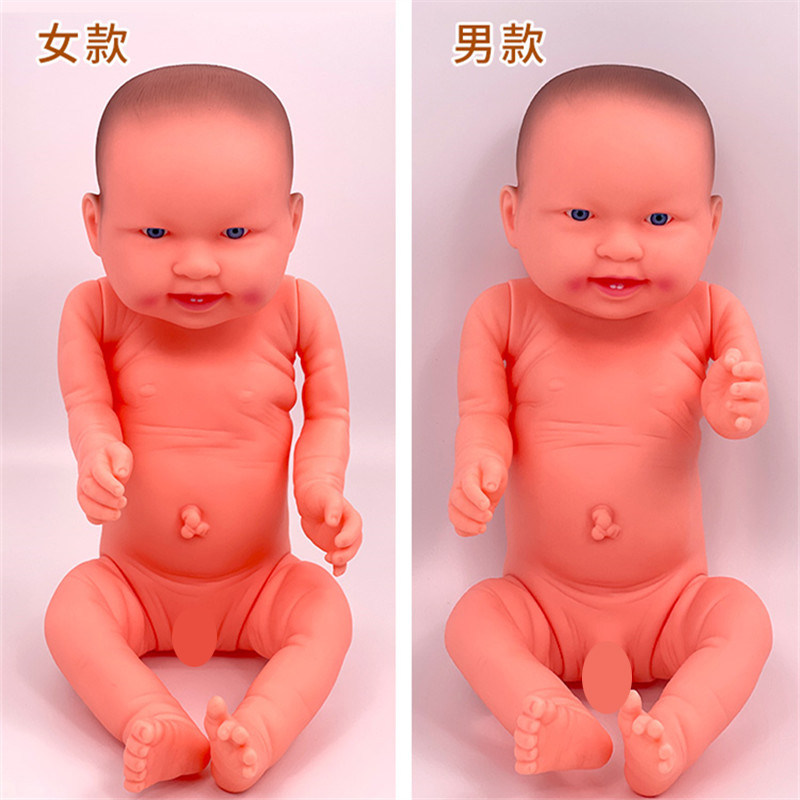 新生儿搪胶软胶塑料仿真教学婴儿家政月嫂护理培训娃娃模型教具