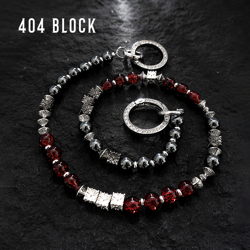 404Block Original Cleanfit Alloy Niche High-End Pants Chain Beaded Keychain Waist Chain Accessory 404Block Original Cleanfit Alloy Niche High-End Pants Chain Beaded Keychain Waist Chain Accessory
