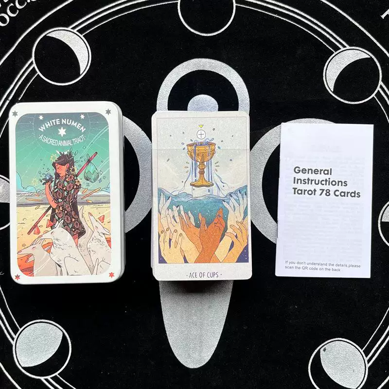 Внешняя торговля тепловой продажей TAROT множество английских металлических коробок Таро Оракул Бог Карта Перем и Перем Пэрринг Доска для ремесел