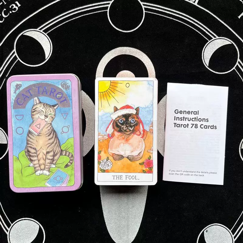 Внешняя торговля тепловой продажей TAROT множество английских металлических коробок Таро Оракул Бог Карта Перем и Перем Пэрринг Доска для ремесел