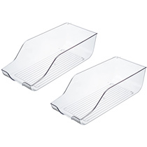 Refrigerator Organizer Bins Plastic Clear Pop Soda Can Dispe