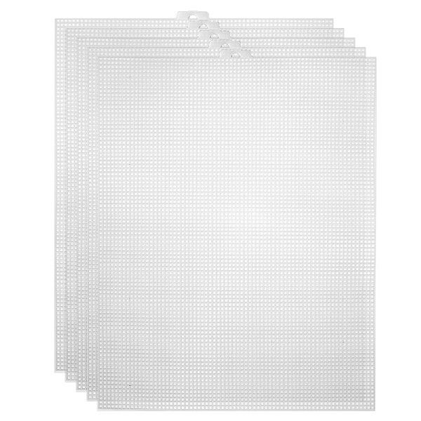 20PCS PLASTIC MESH CANVAS SHEETS FOR EMBROIDERY ACRYLIC