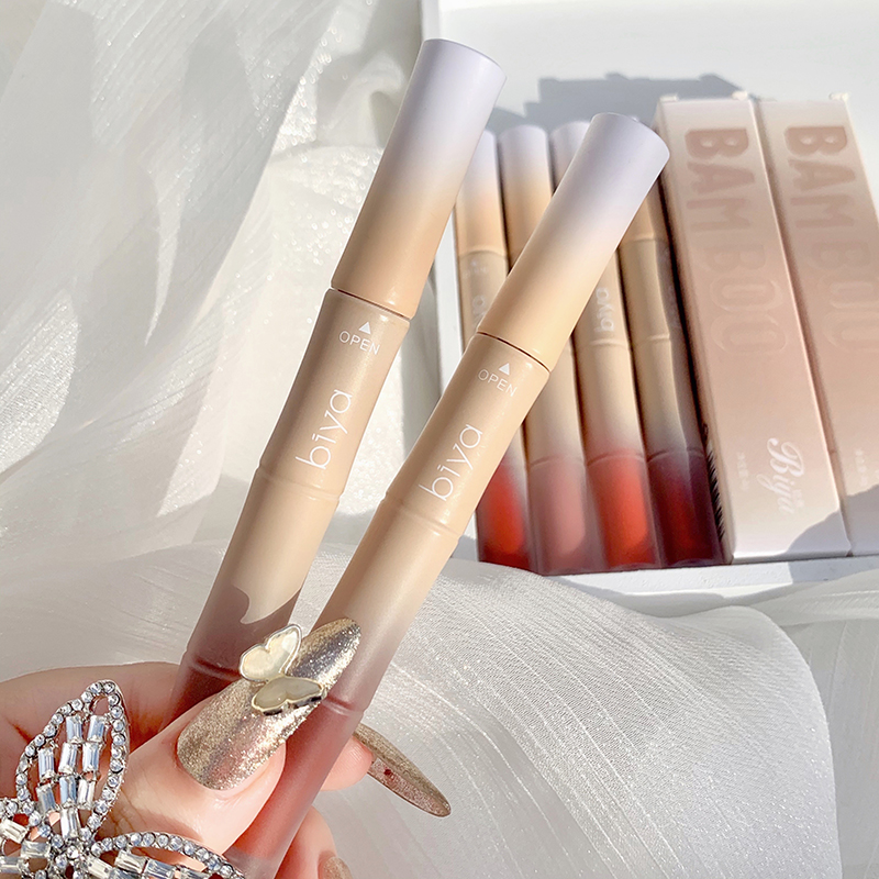 Matt air lip glazed women's mouth red parity students Summer Niche Brands Lip Clay Flagship Store Official Honey