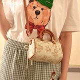 Ttwnbear & Guoobear Co -Brande Bears Printed Boston Bag 2024 New Fashion Crossbody Bag