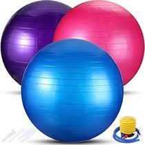 Jerify 3 Pcs Exercise Ball Infratable Yoga Ball for Pregn