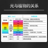 Светодиодный заполняющий свет, лампа для растений на солнечной энергии, комфортный световой спектр