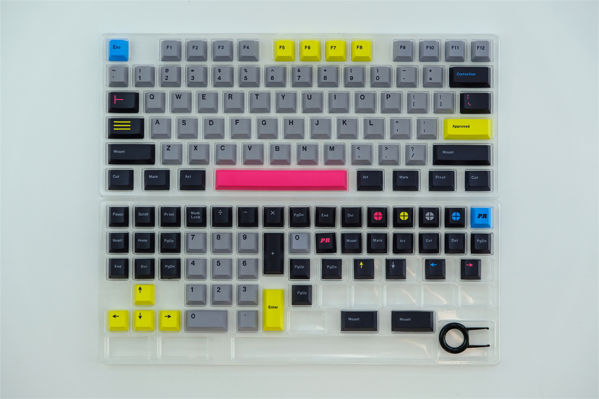 129 Keys/set GMK Prepress Keycaps PBT Dye Subbed Key Caps