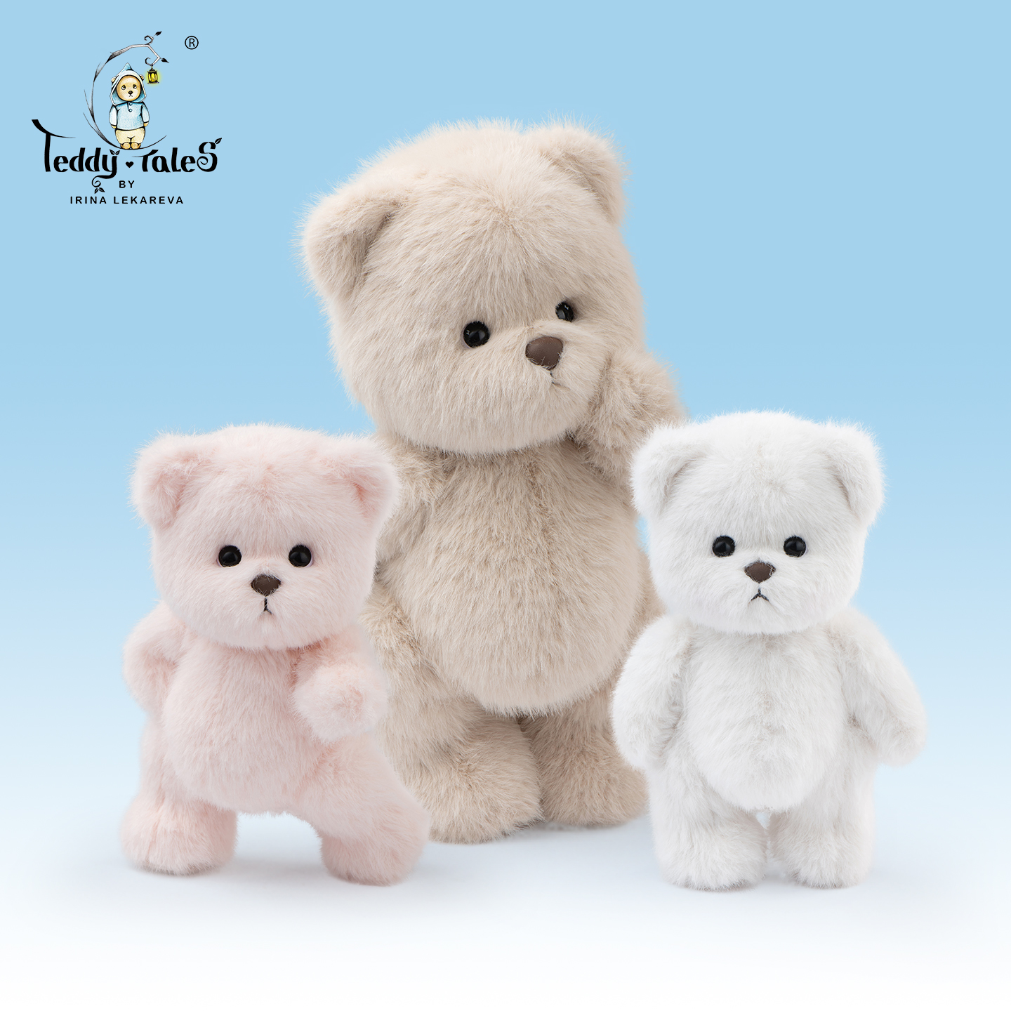 TeddyTales リナベア ベア人形 かわいいぬいぐるみ 誕生日プレゼント 女の子 テディ 手作り人形