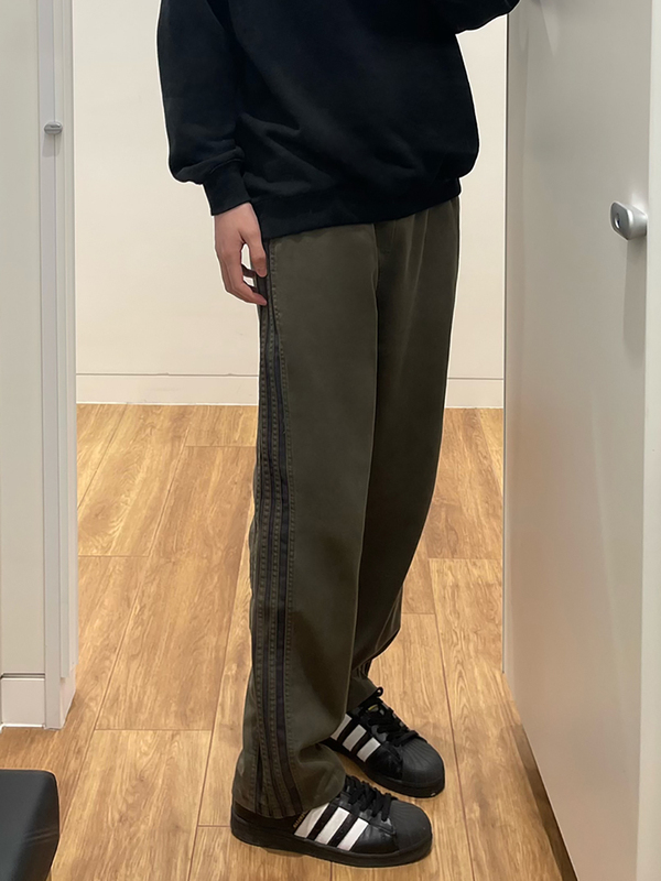 Nblme Spring and Autumn New Straight Loose Wide-Leg Side Stripe Pants Trendy Brand Sweatpants Sports Casual Pants for Men and Women