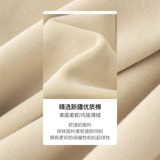 Хаки бархатная приятная телу утепленная толстовка, оверсайз, увеличенная толщина