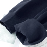 Синий приятный телу свитшот для отдыха для влюбленных, оверсайз