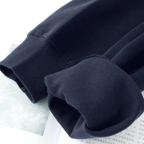 Синий приятный телу свитшот для отдыха для влюбленных, оверсайз