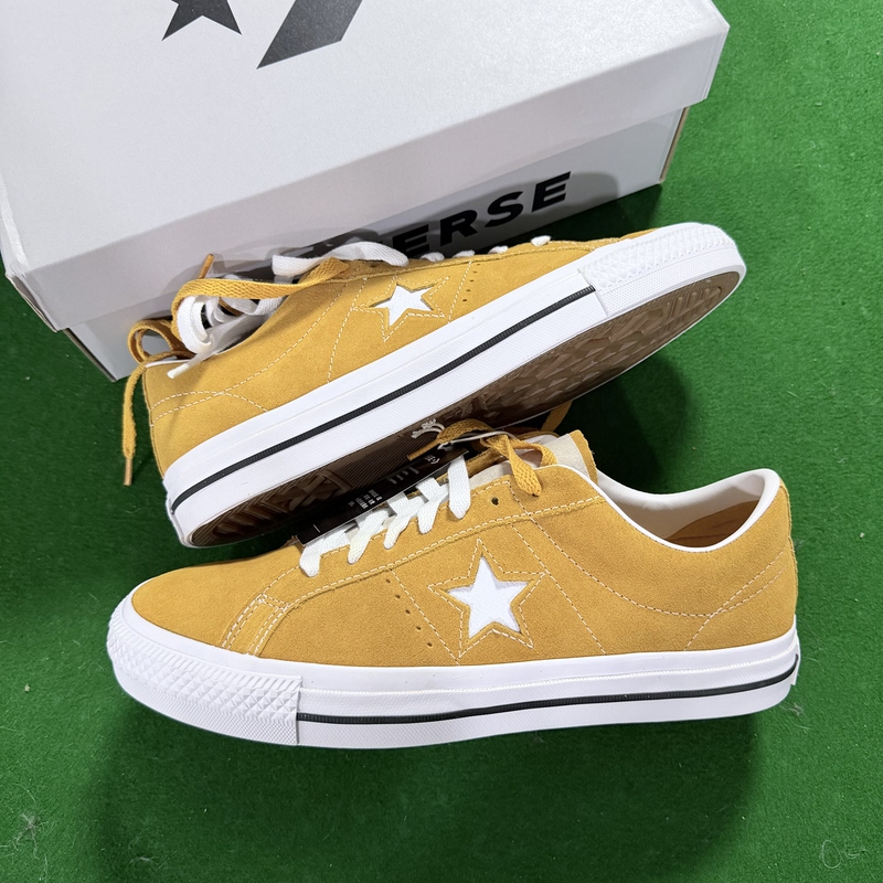 Converse One Star Pro Pro Low-Top Skate Shoes, Unisex, Yellow A09231C Yellow Converse One Star Pro Pro Low-Top Skate Shoes, Unisex, Yellow A09231C Yellow