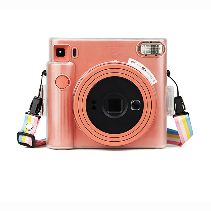 【Sq1 Transparent Protective Case】Special Transparent Crystal Protective Case for Fujifilm Instant Camera, Drop-Resistant and Scratch-Resistant