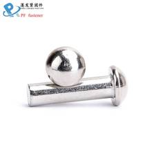 In stock by kilogram 201 stainless steel semi-round head solid rivets round head rivets solid rivets￠345