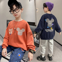 Boys sweatshirt Spring and Autumn 2022 Spring Model New Handsome Childrens Spring Boys Spring Fashion Brand Long-Sleeved Tops