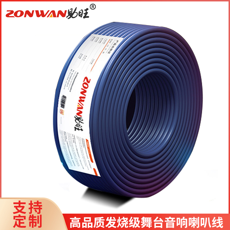 Bassist Professional Stage Horn Cable Jacket Sound Line 2 Core Four Core Hair Burning Grade High Fidelity Sound Box Line Pure Copper Outdoor Performance Cinema Wiring Audio Connecting Line 1 5 2 5 4 Squared